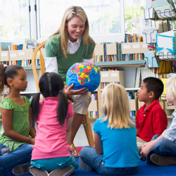 Teacher learning about her students' differences